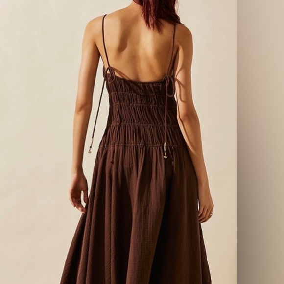 COPY - Free people verbana midi dress brown - Picture 3 of 3